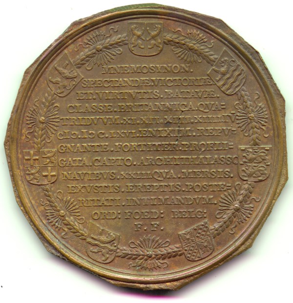 Charles II, 1666, AE70, UNIQUE? TRIAL STRIKE