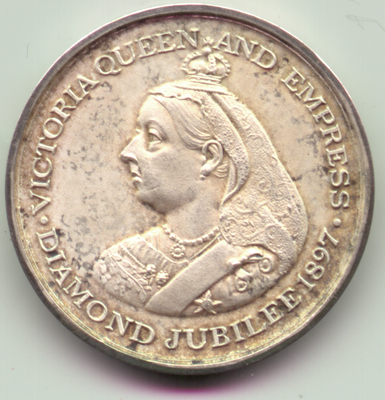 Victoria, 1897, AR32, EXTREMELY RARE MEDAL