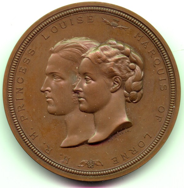 Victoria, 1871, AE64, SOLD