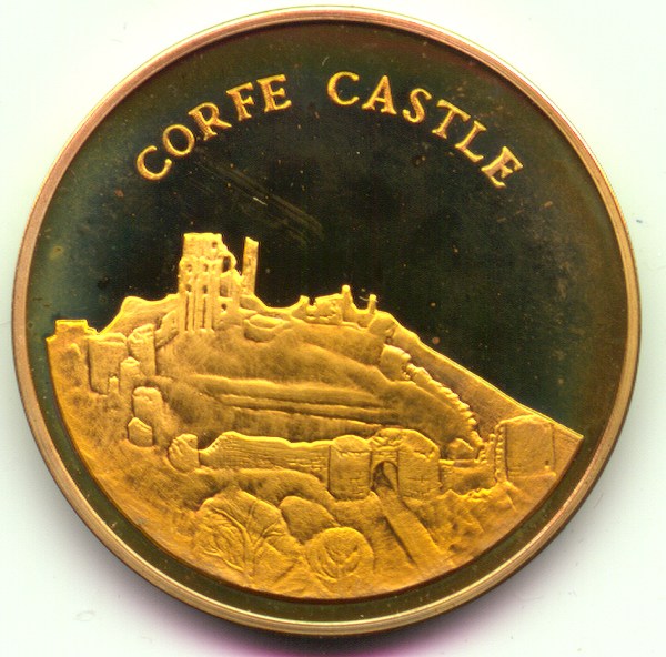 Corfe Castle, ND, AE39