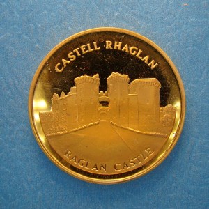 Raglan Castle, ND, AE45 Gilt - Image 1