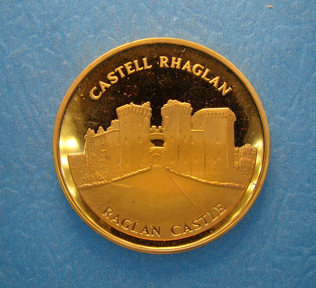 Raglan Castle, ND, AE45 Gilt - Image 1