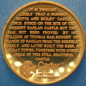 Raglan Castle, ND, AE45 Gilt - Image 2