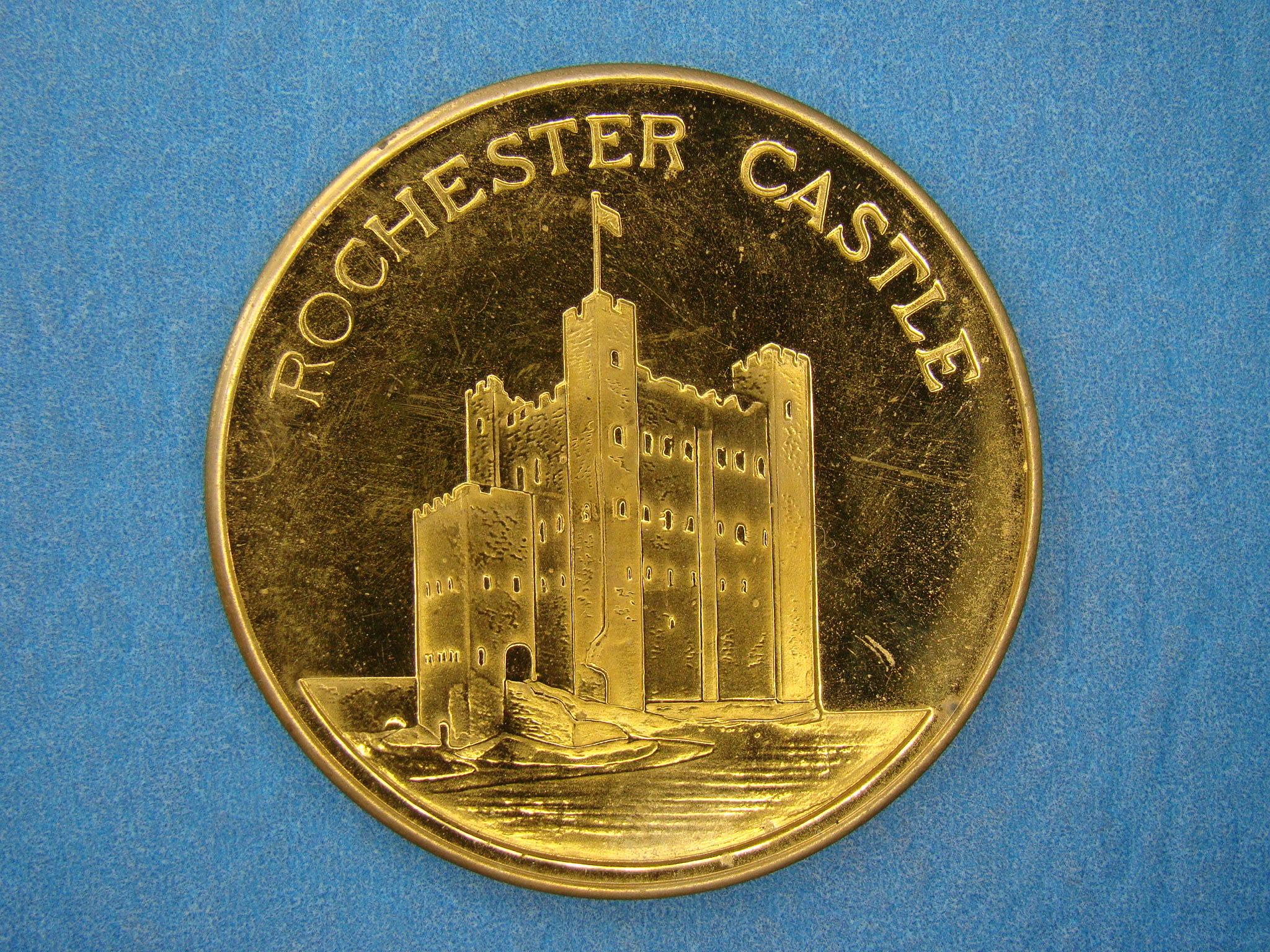 Rochester Castle, ND, Ae39Gilt - Image 1