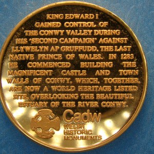 Conway Castle, ND, Ae45Gilt - Image 2