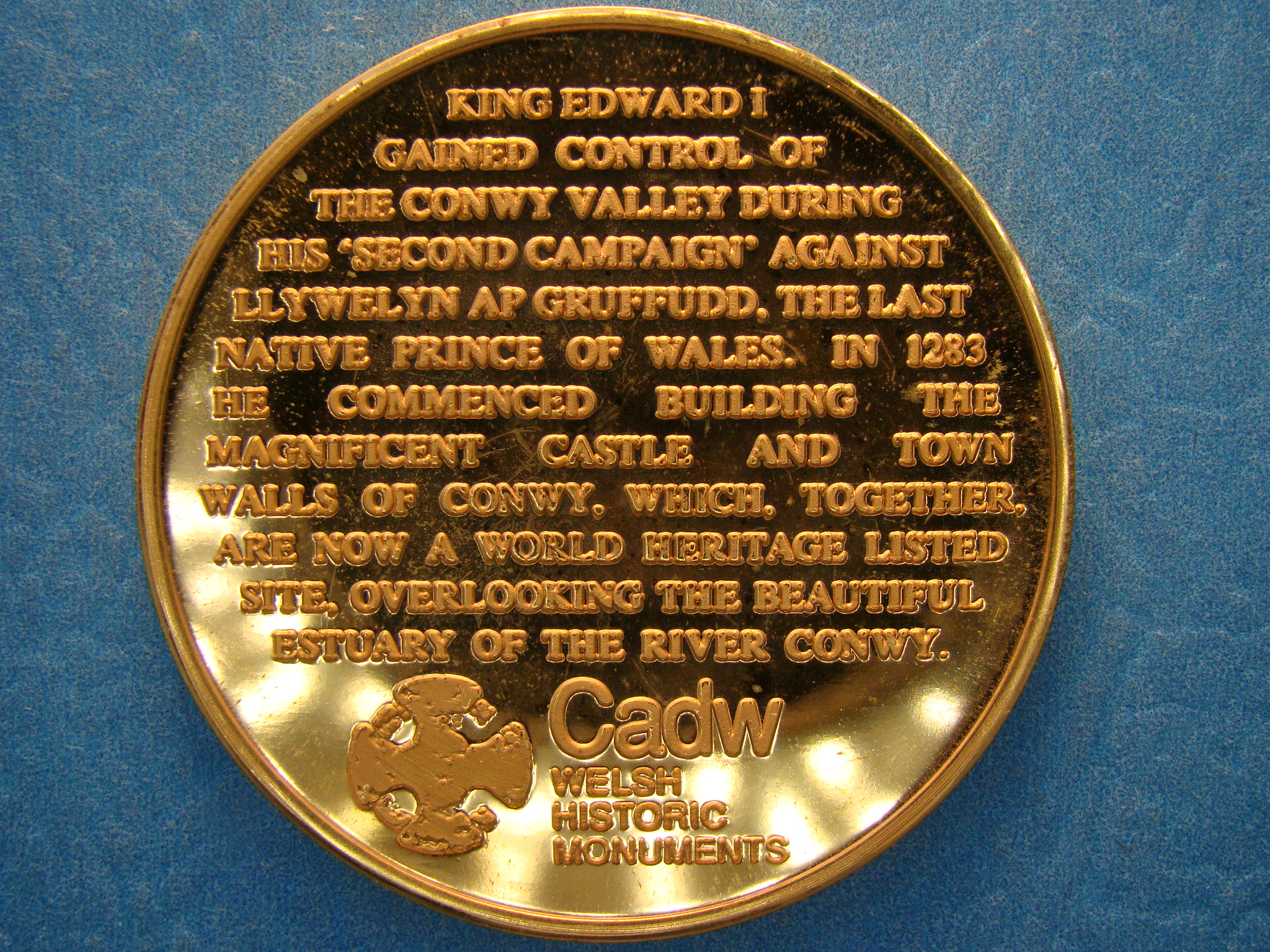 Conway Castle, ND, Ae45Gilt - Image 2