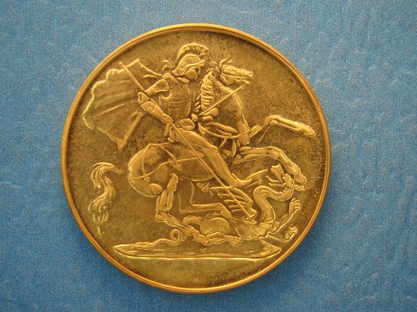 Ludlow Castle, ND, AE39Gilt