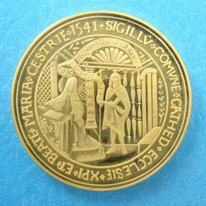 Chester Cathedral, ND, AE39Gilt - Image 2