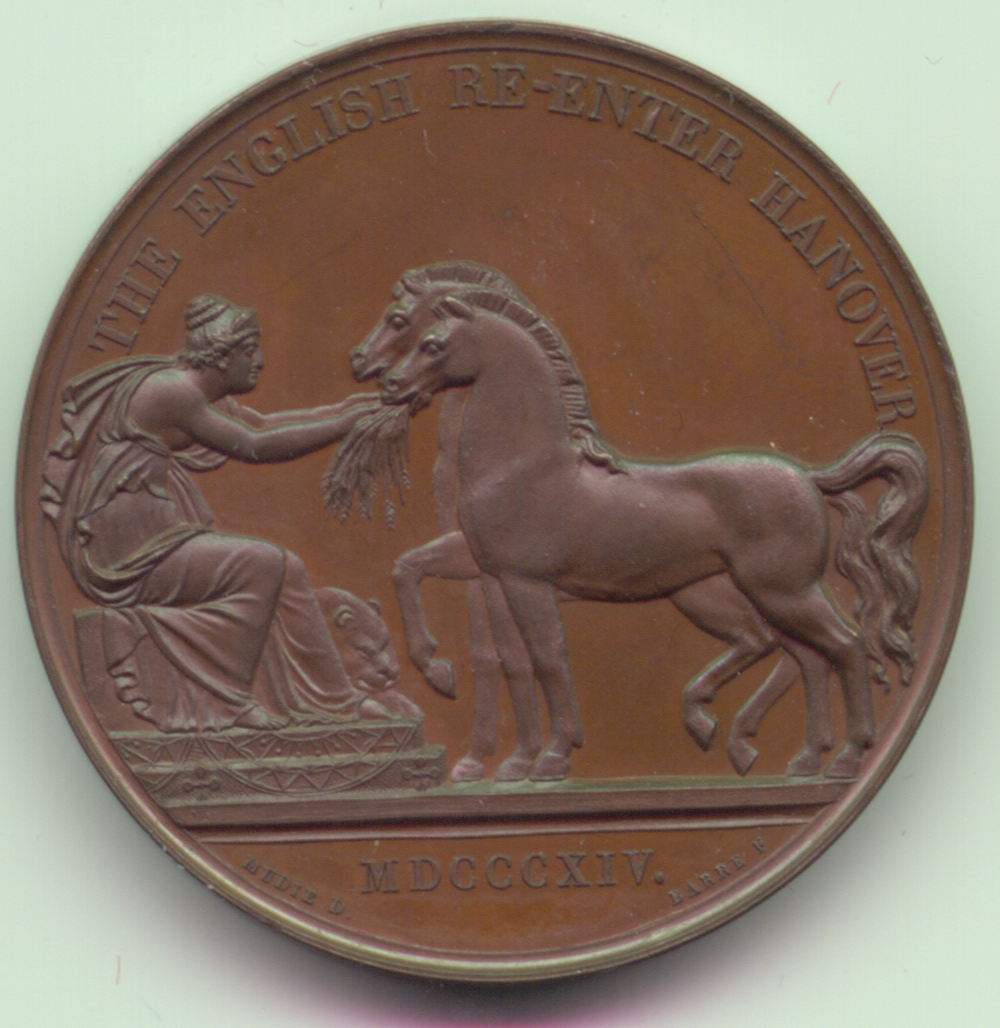 Duke of Cambridge, 1814, AE41 SOLD - Image 2