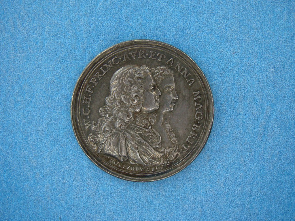 William and Anne, 1734, AR30    SOLD