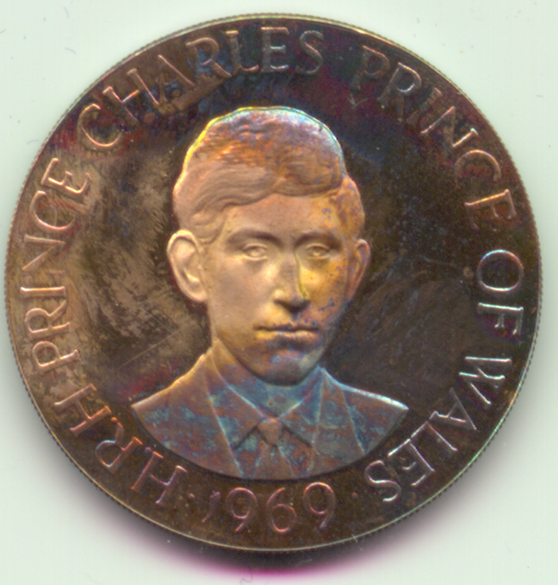 Charles III, 1969, AR Set, OFFICIAL INVESTITURE SET