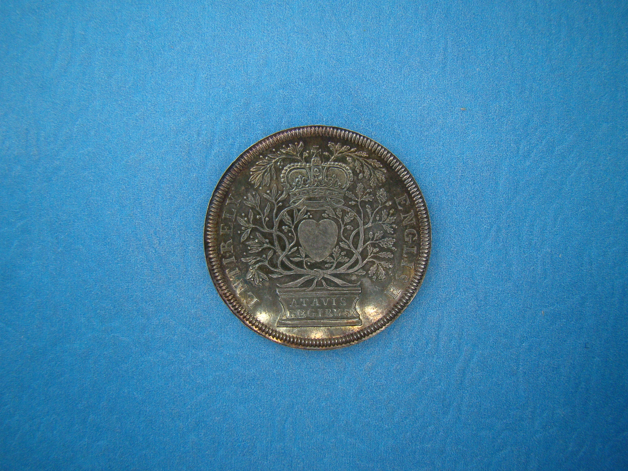 ANNE, AR36, 1702, Accession, Mint State - Image 2