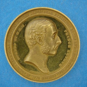 VICTORIA, AU38, 1872, Unlisted Gold Medal - Image 1