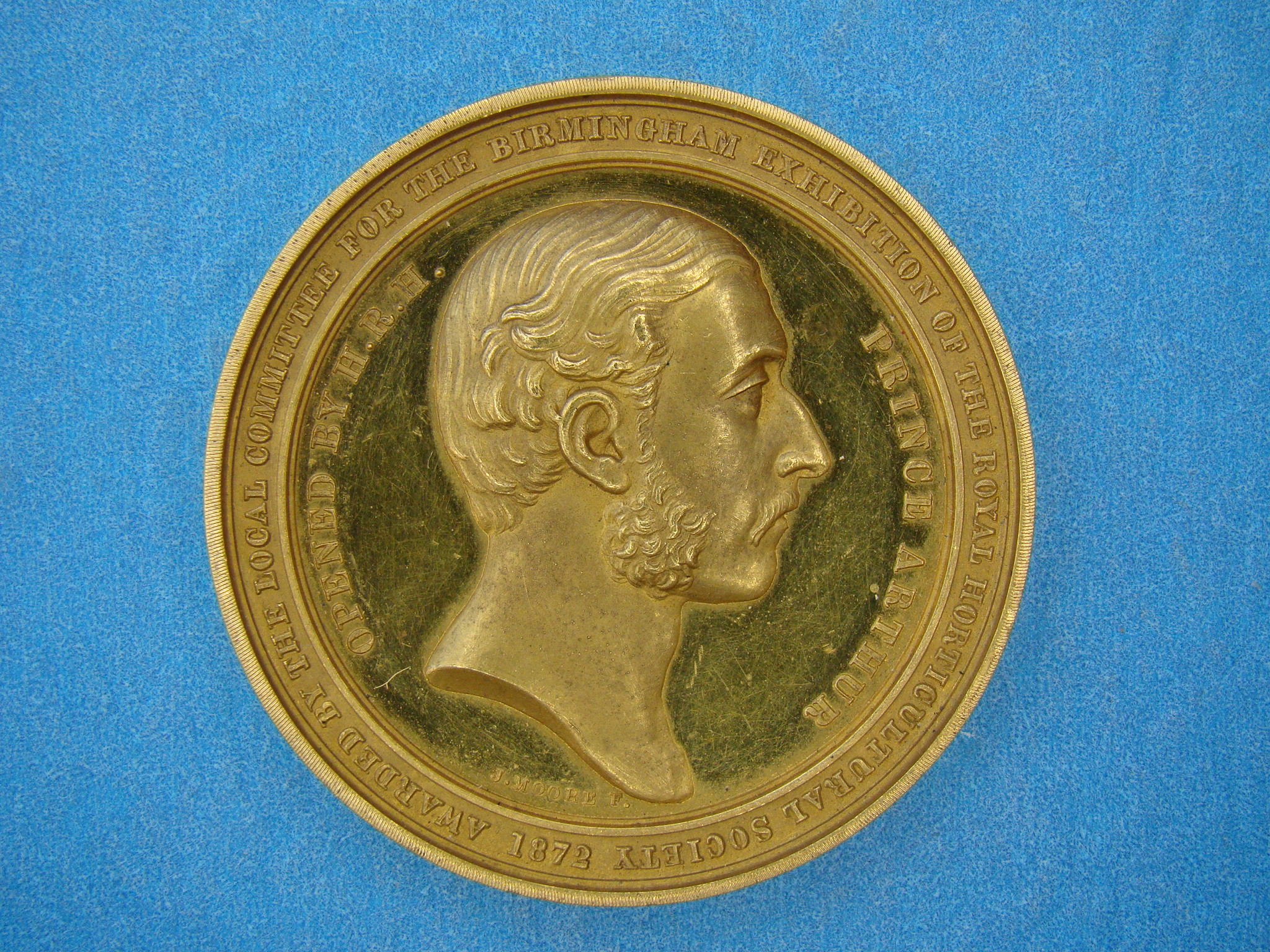 VICTORIA, AU38, 1872, Unlisted Gold Medal - Image 1