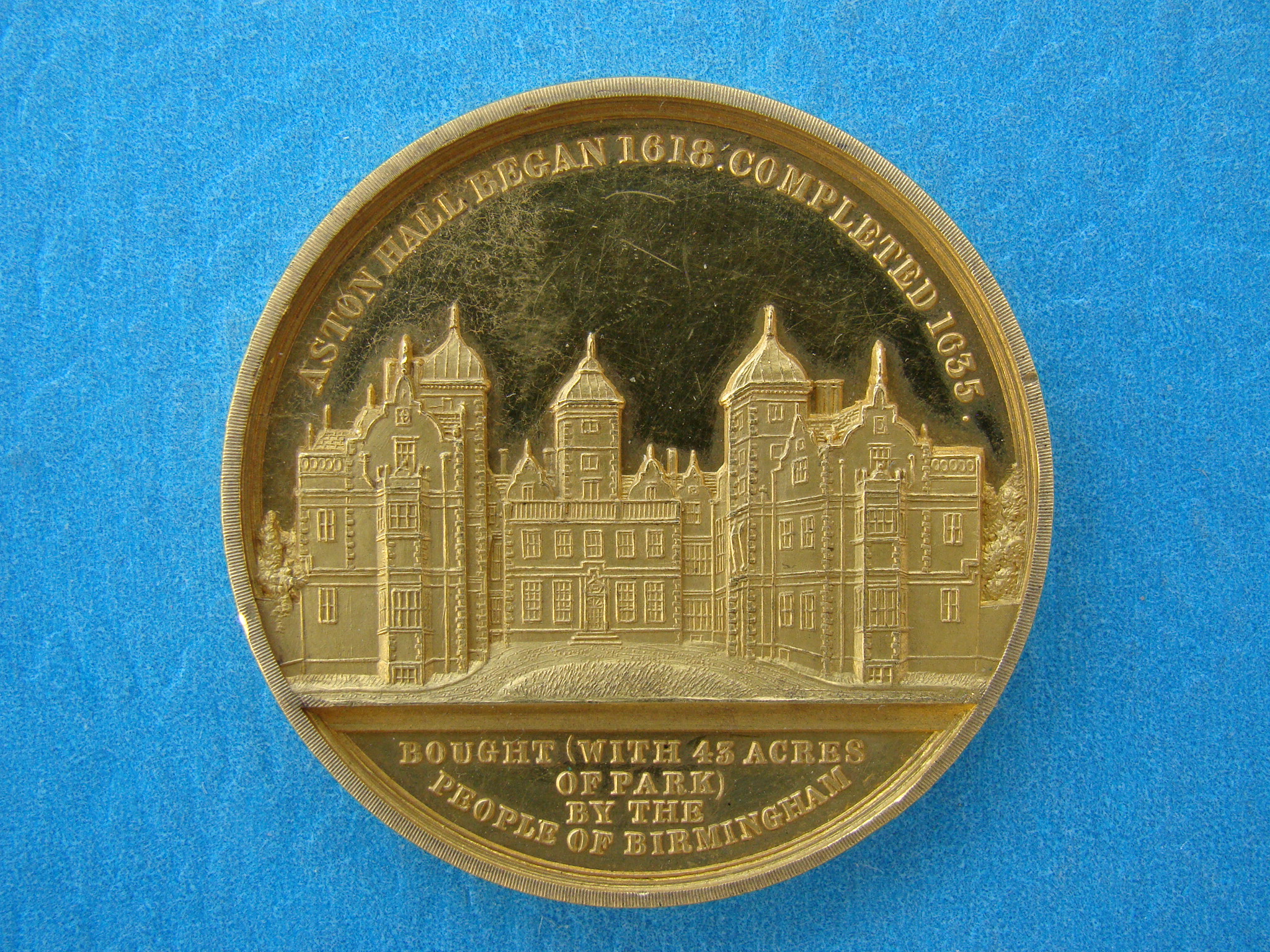 VICTORIA, AU38, 1872, Unlisted Gold Medal - Image 2