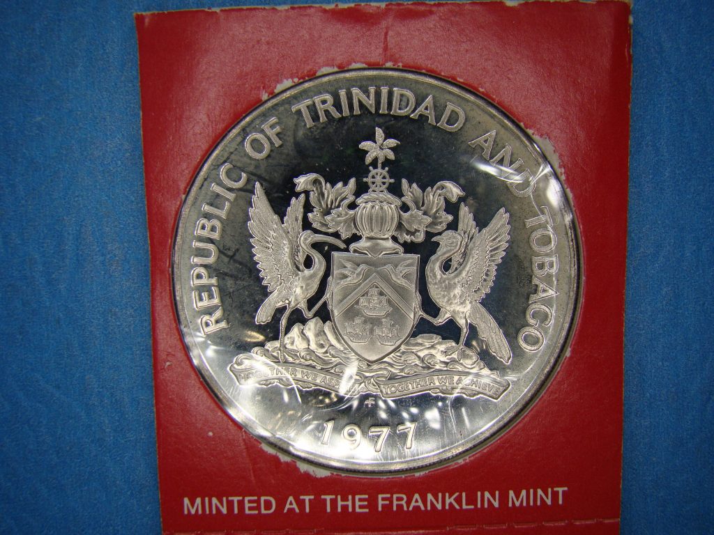 TRINIDAD & TOBAGO, $10, 1977, PROOF *