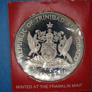 TRINIDAD & TOBAGO, $10, 1977, PROOF * - Image 2