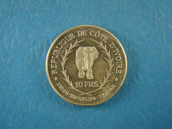 IVORY COAST, 10 FRANCS, 1966 *