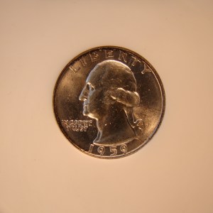 United States, 1959D, 25C - Image 1