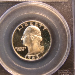 United States, 1963, 25C Proof - Image 1