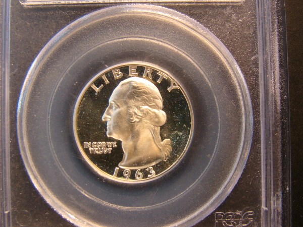 United States, 1963, 25C Proof