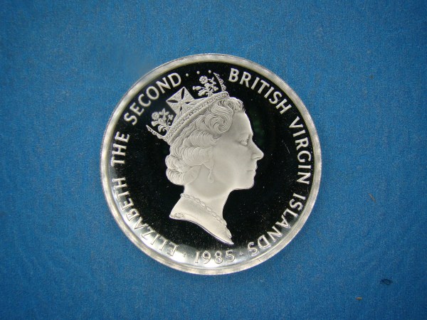 BRITISH VIRGIN IS. $20, 1985, Proof Treasures of the Carribean Set *