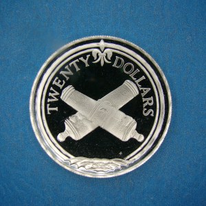 BRITISH VIRGIN IS. $20, 1985, Proof Treasures of the Carribean Set * - Image 2