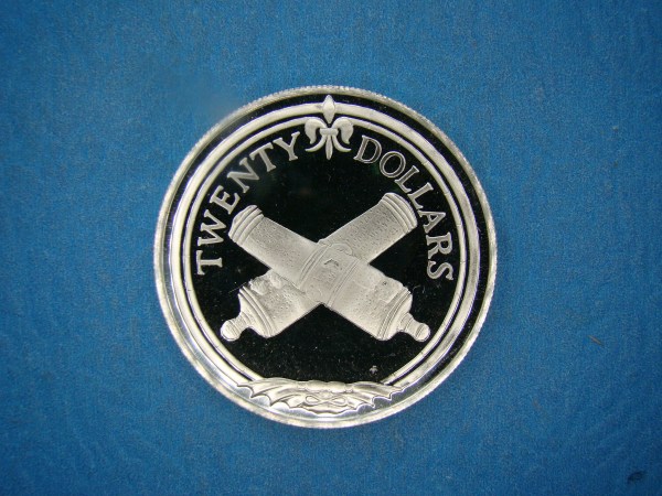 BRITISH VIRGIN IS. $20, 1985, Proof Treasures of the Carribean Set *