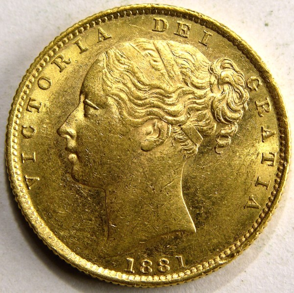 Australia, 1881S, Sovereign