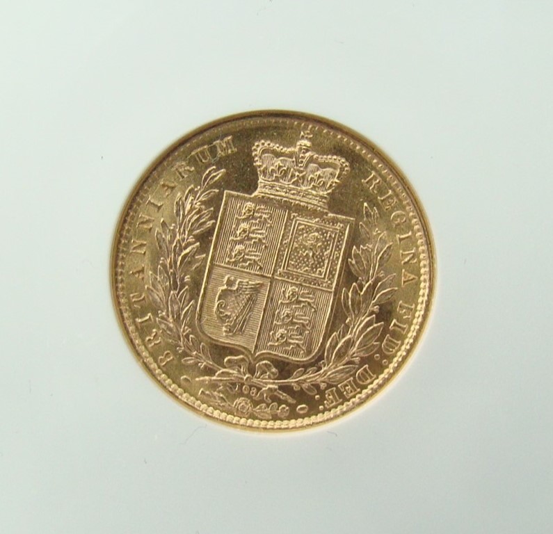 Victoria, 1872, Sovereign, EX BENTLEY COLLECTION - Image 2