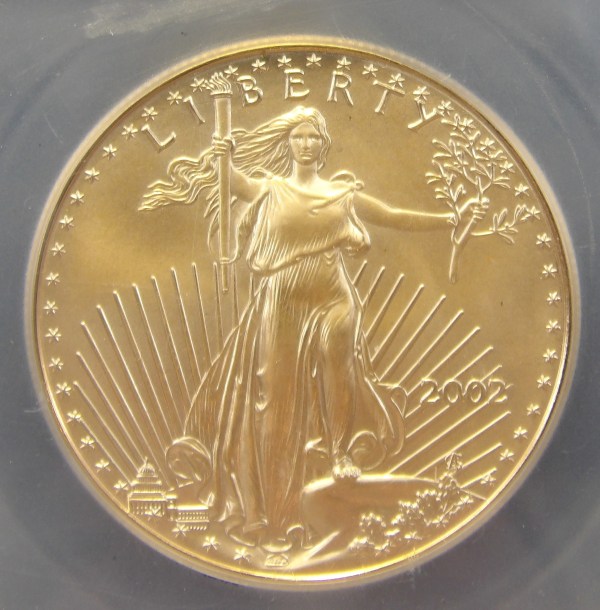 UNITED STATES, $50, 2002, MS70