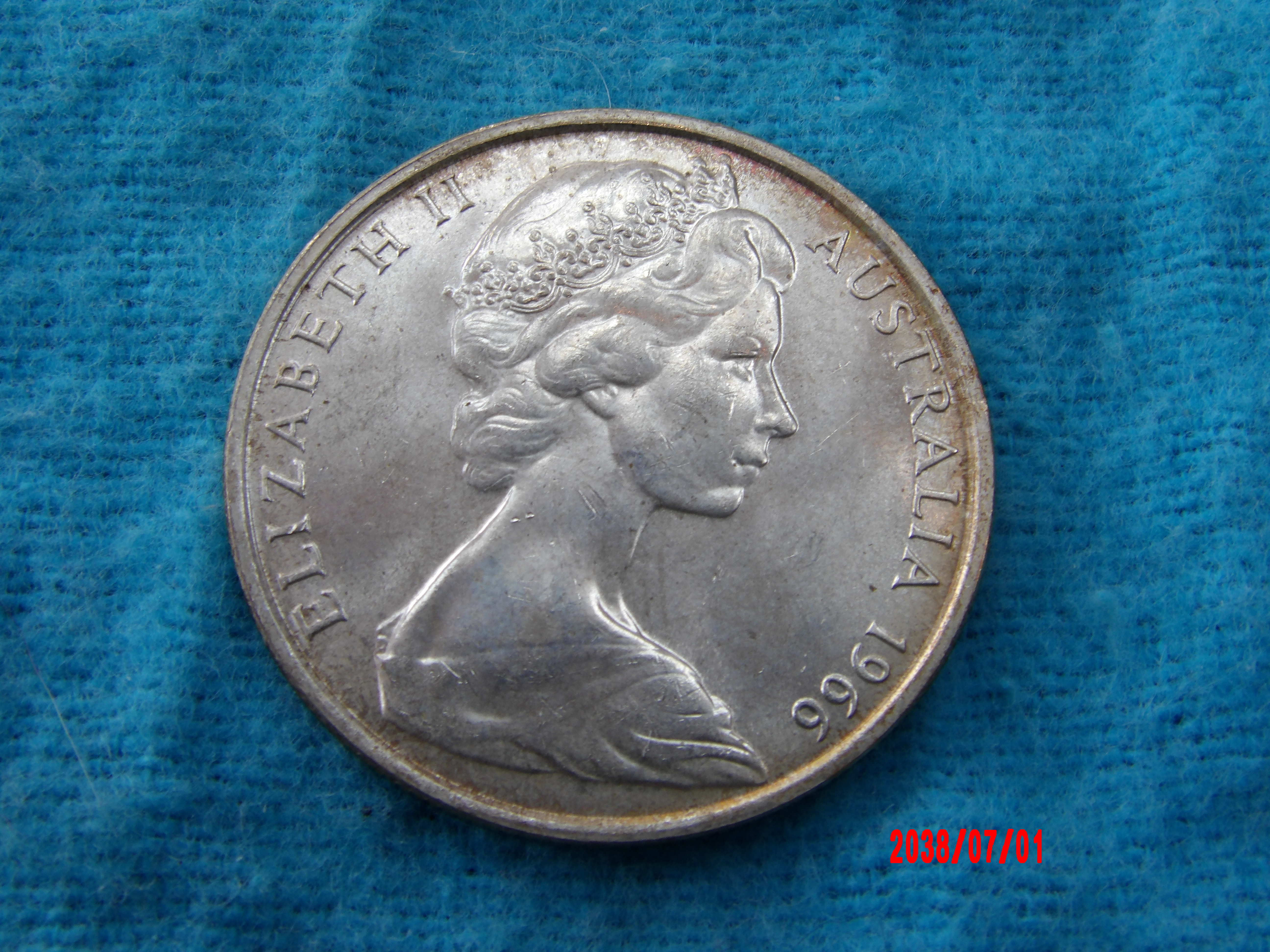 AUSTRALIA, 50C, 1966 * - Image 1