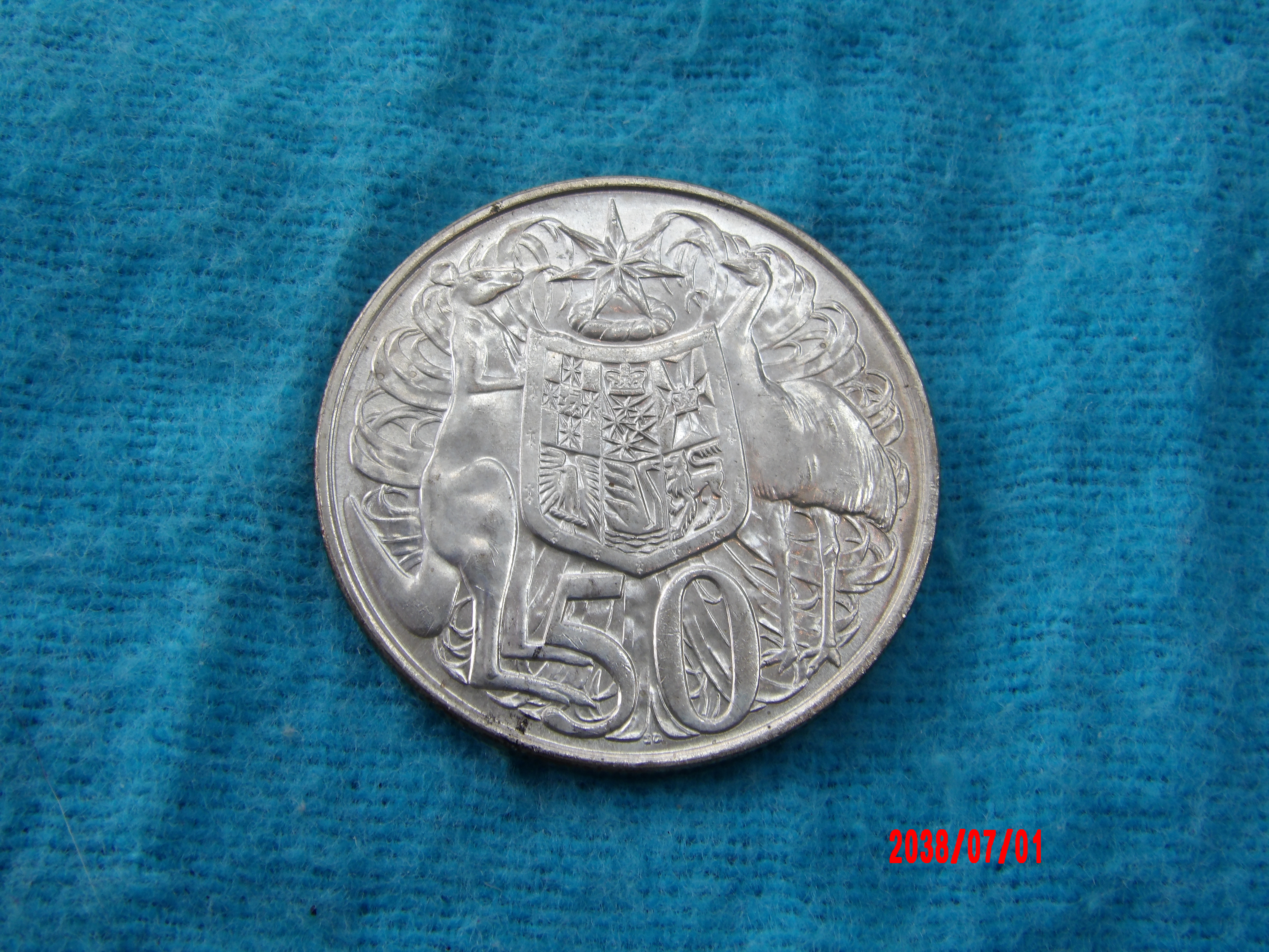 AUSTRALIA, 50C, 1966 * - Image 2