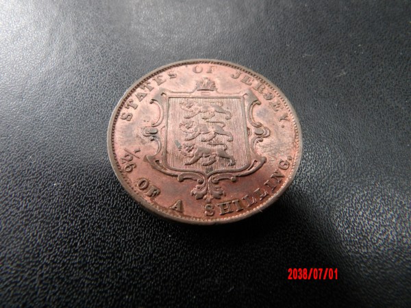 JERSEY, 1851, 1/26TH SHILLING