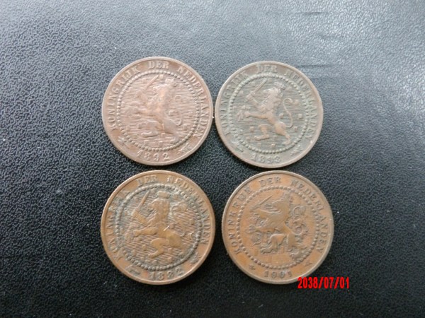 NETHERLANDS, Mixed Date Cents