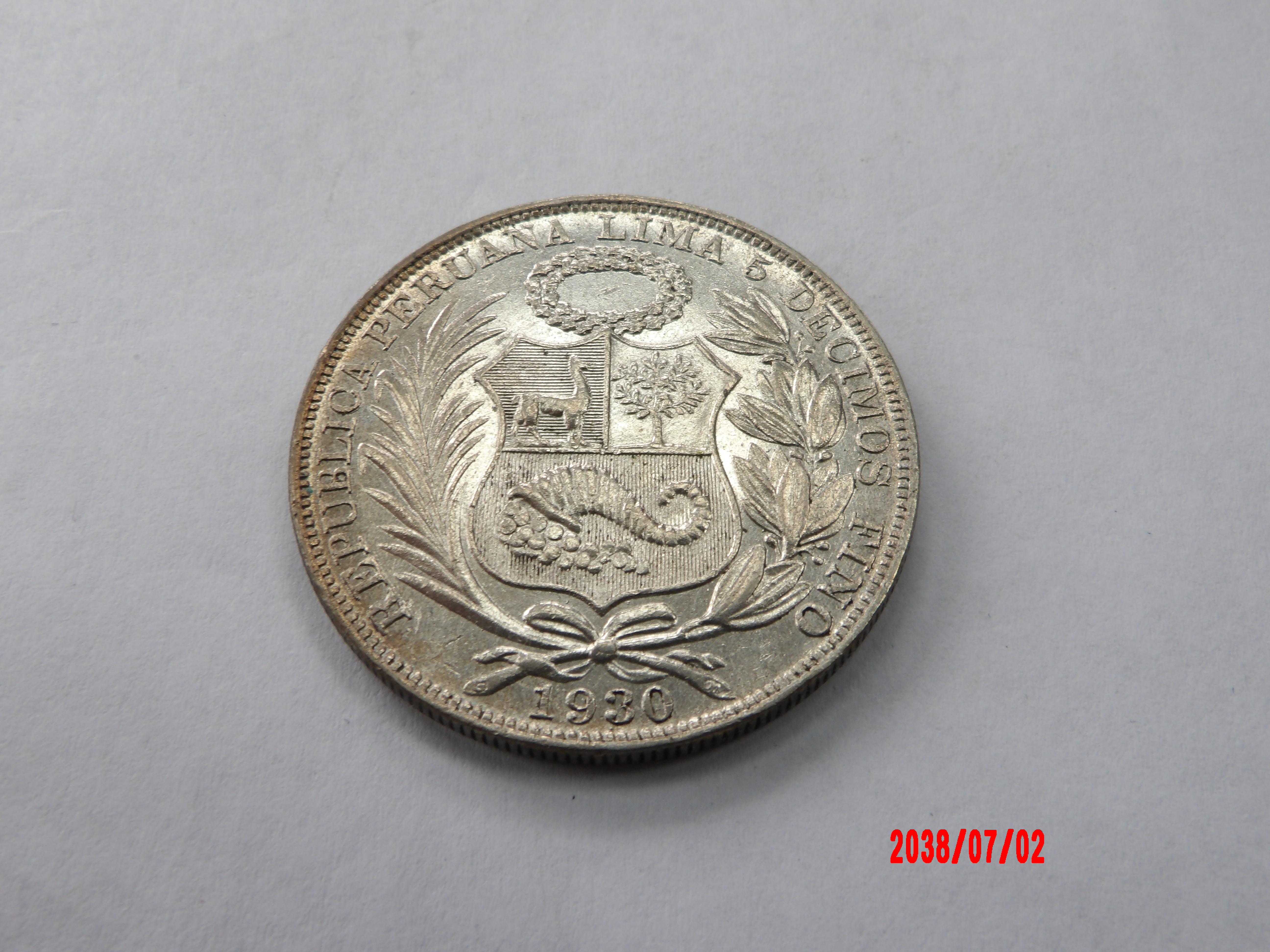 PERU, 1930, Sol* - Image 2