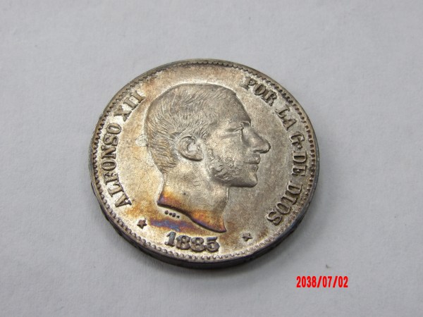 PHILIPPINES, 1885, 50 Centimos