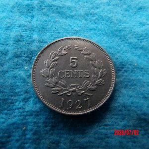SARAWAK, 1927H, 5 Cents - Image 2