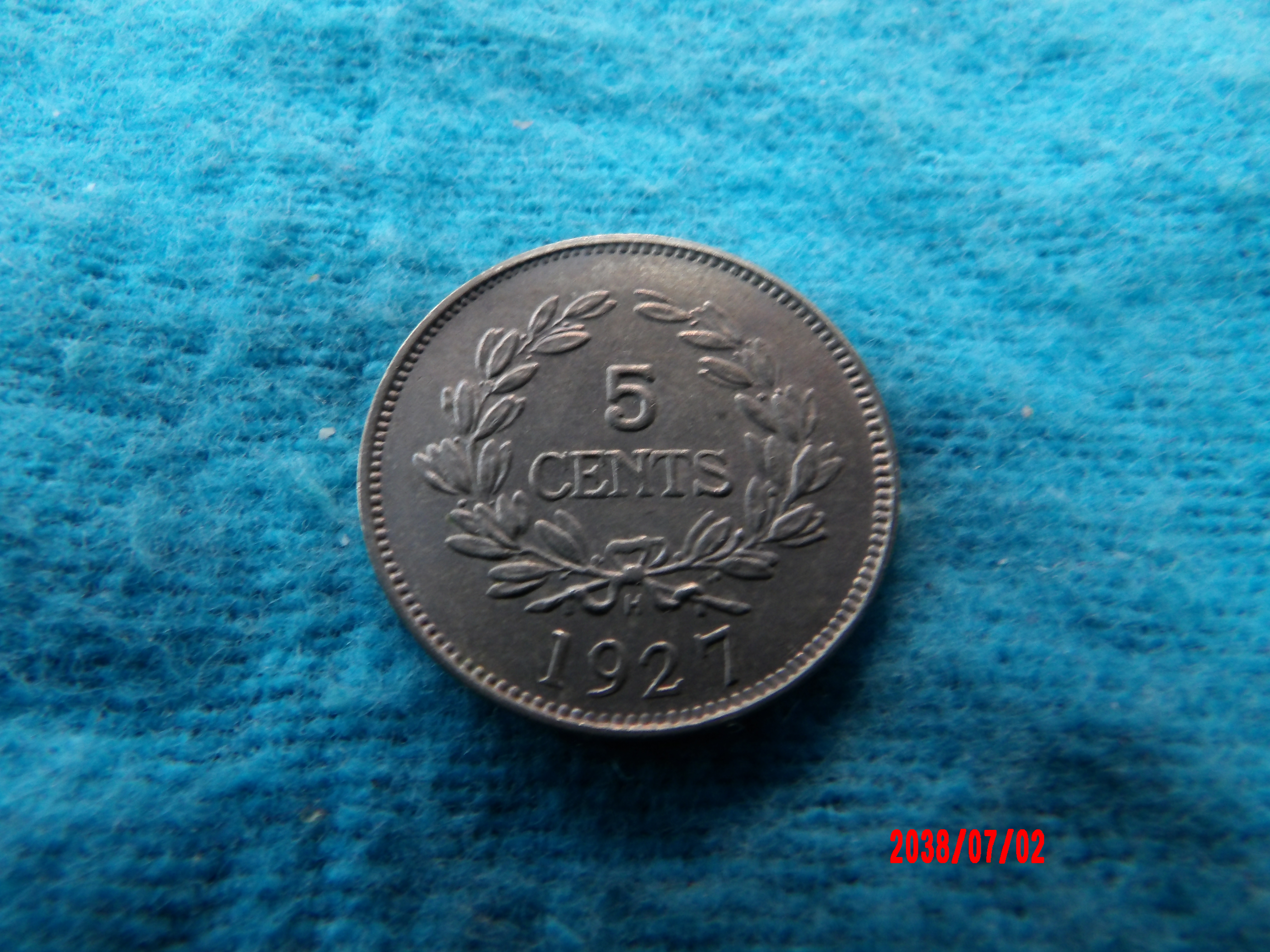 SARAWAK, 1927H, 5 Cents - Image 2