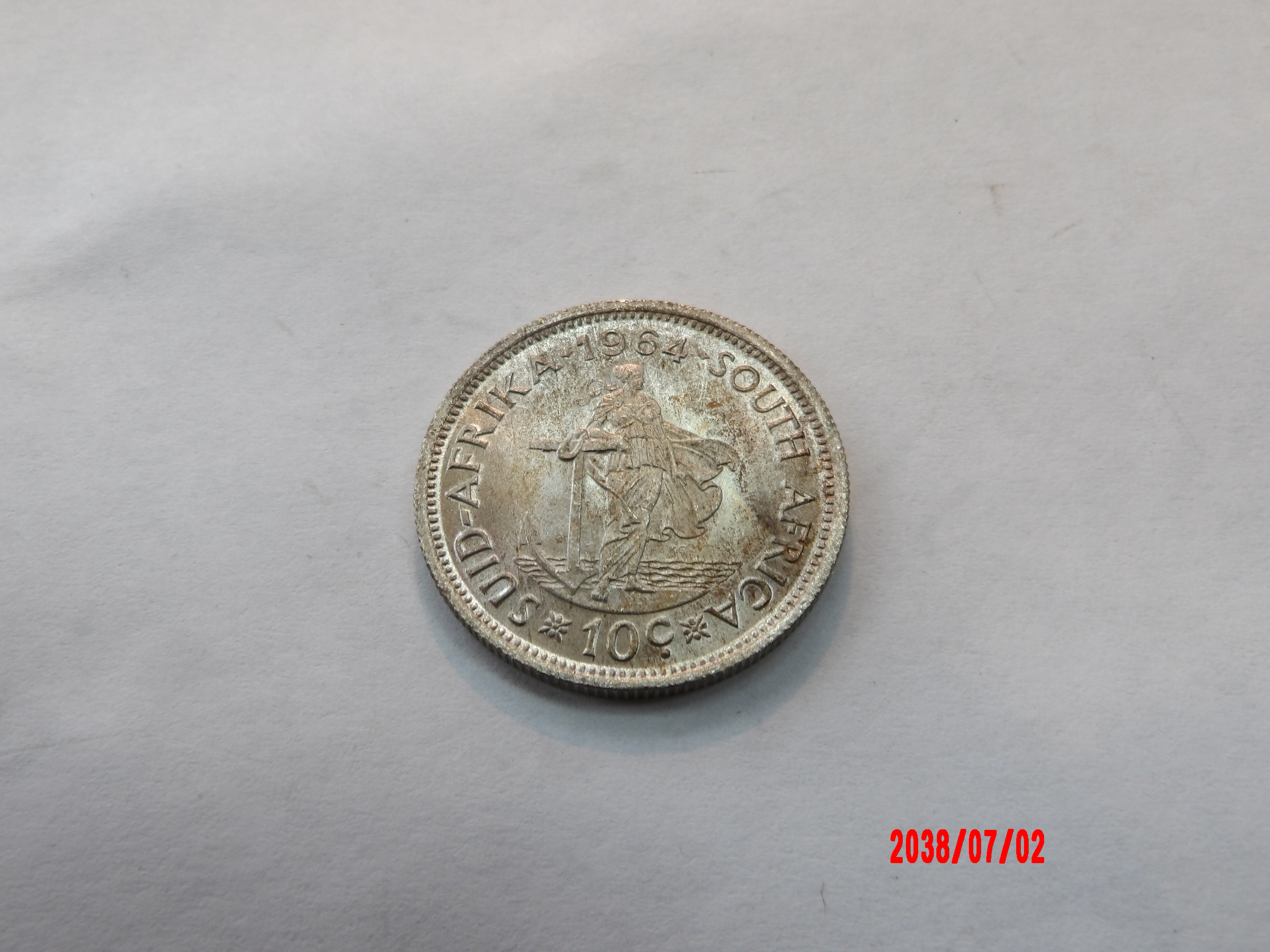 SOUTH AFRICA, 1964, 10 Cent* - Image 3