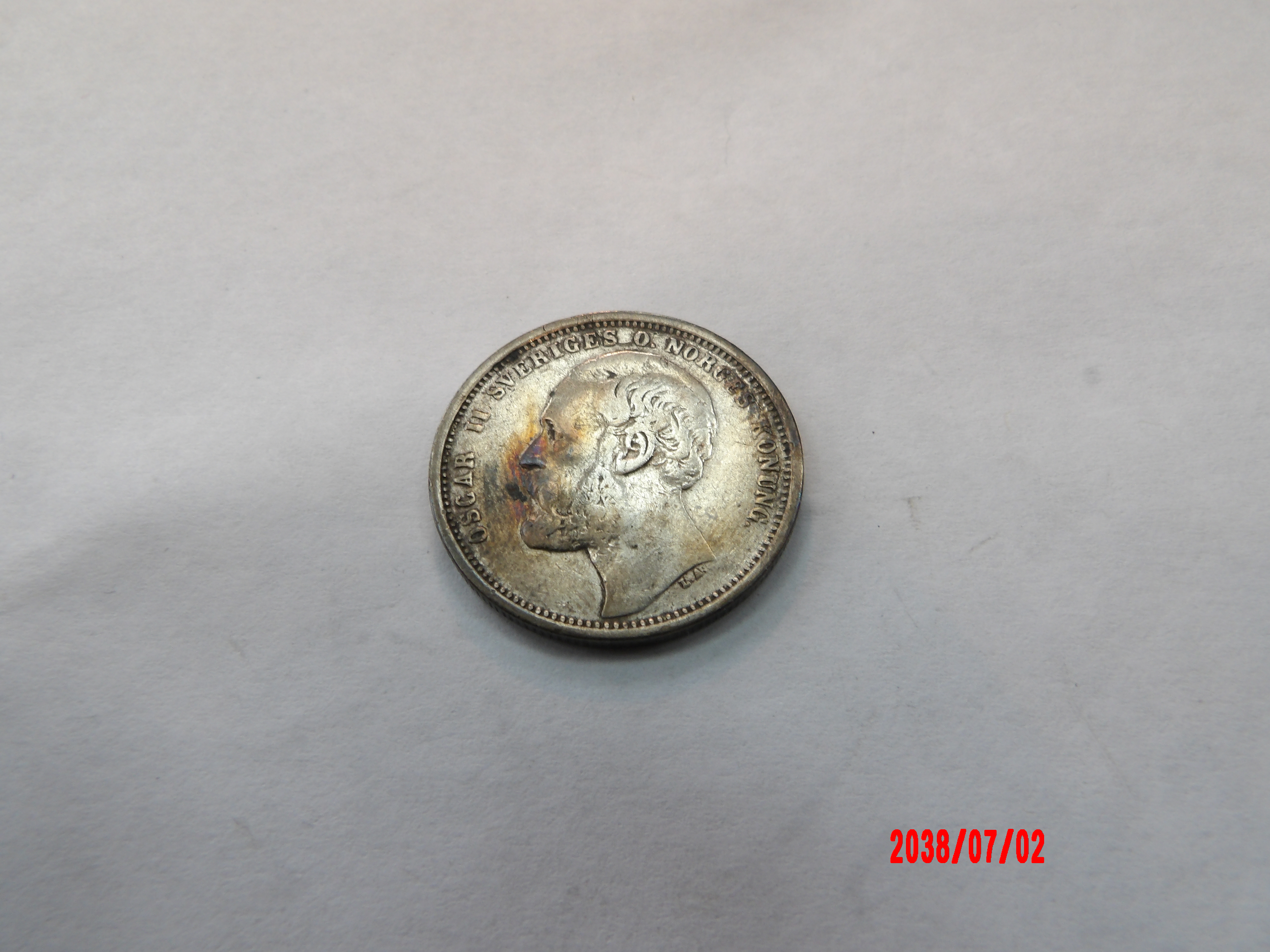 SWEDEN, 1875, Krone - Image 1