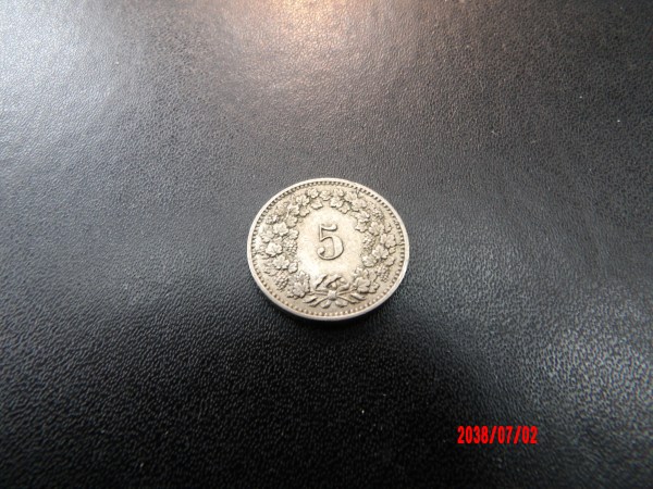 SWITZERLAND, 1885, 5 Rappen