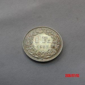 SWITZERLAND, 1957, Franc - Image 2