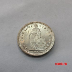 SWITZERLAND, 1964, 2 Francs - Image 1