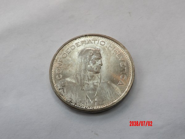 SWITZERLAND, 1966, 5 Francs