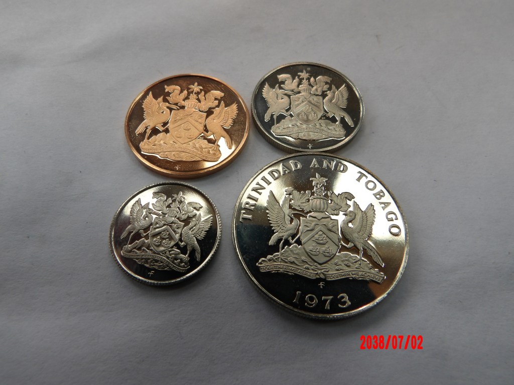 TRINIDAD & TOBAGO, 1973, Proof Minors