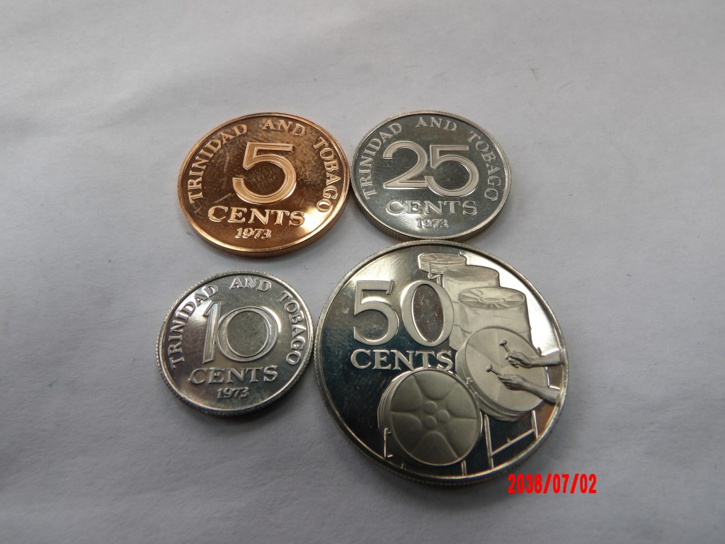 TRINIDAD & TOBAGO, 1973, Proof Minors