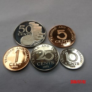 TRINIDAD & TOBAGO, 1973, Proof Minors - Image 1