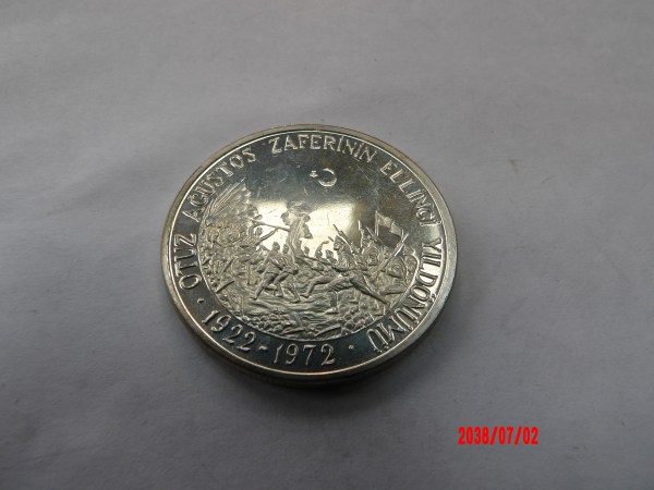 TURKEY, 1972, 50 Lira Proof*