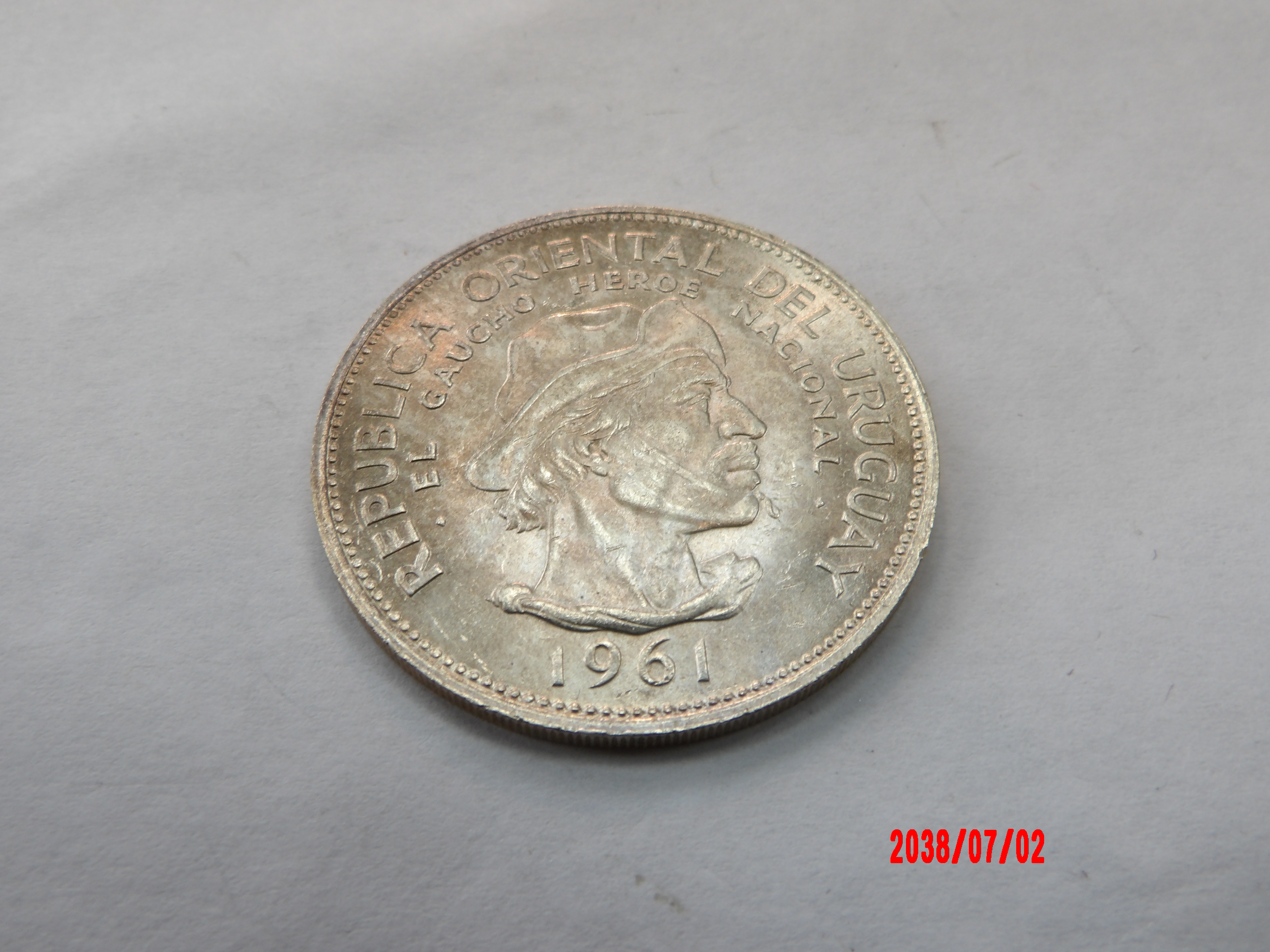 URUGUAY, 1961, 10 Pesos - Image 1